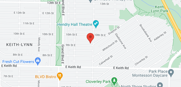 map of 788 E 9TH STREET